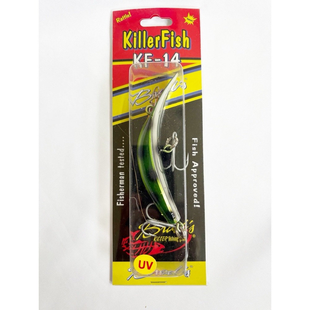 Brad's Kwikfish K14 KILLERFISH  Rare "GATOR " w/Rattle
